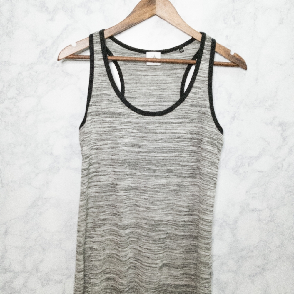 Cabi Tank Top Women Size S Gray Sleeveless Summer Vacation